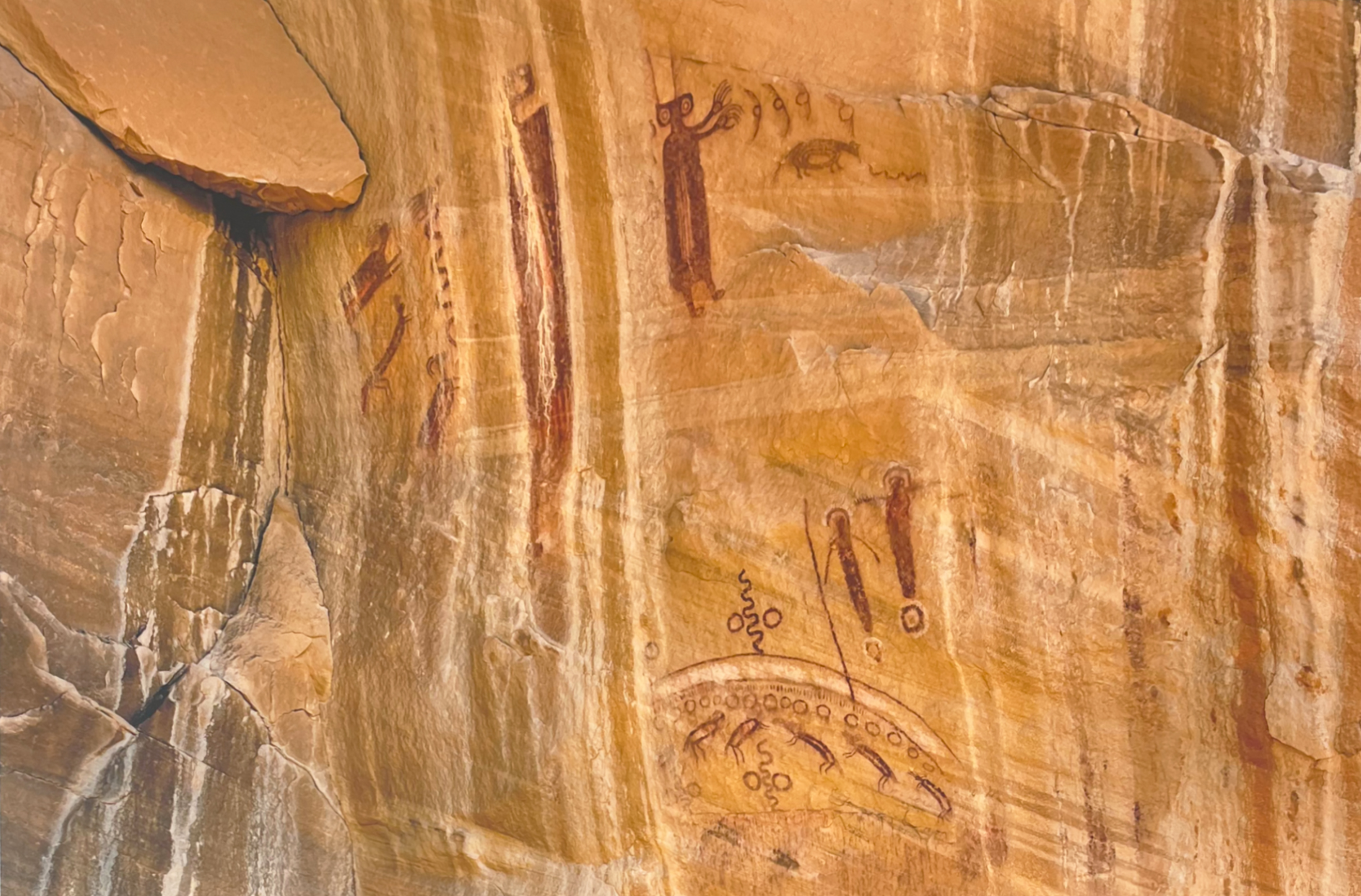 Detail, Barrier Canyon Style Pictograph, Upper Old Woman Wash, San Rafael Reef